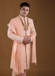 Georgette Thread Work Sherwani For Dulha